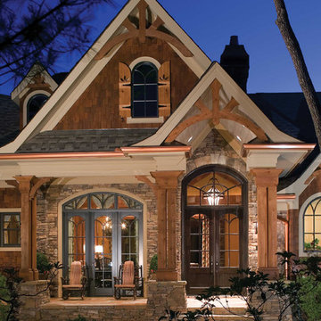 The Amicalola Cottage House Plan 05168, Front Entrance