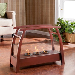Holly and Martin Rhome Portable Indoor Outdoor Gel Fireplace - Outdoor Fireplaces