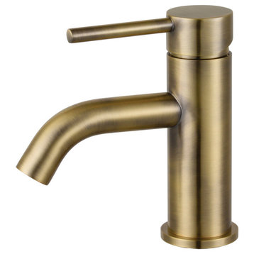 Kingston Brass LS822.DL Concord 1.2 GPM 1 Hole Bathroom Faucet - Antique Brass
