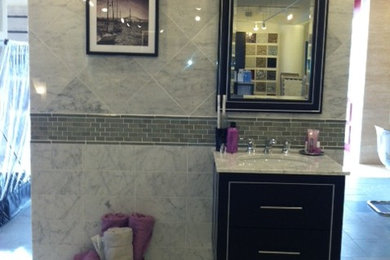 Example of a trendy bathroom design in Philadelphia