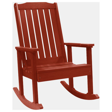 Linden Rocking Chair, Red