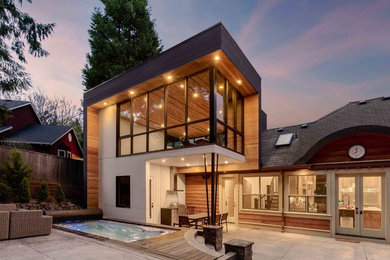 Minimalist exterior home photo in Portland
