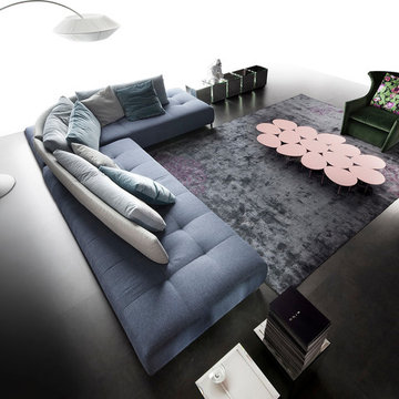 Selling: Conversation Sectional, Balla Con Me Lounge Chair, Eggs Coffee Table