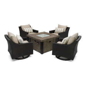 Jordanne Seating Set With Fire Pit