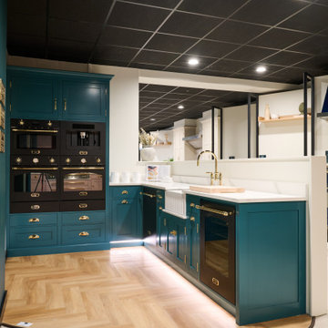 Carvers Interiors Cookers/Kitchen Showroom - Blue Kitchen