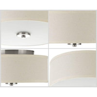 Inspire 2-Light Flush Mount, Brushed Nickel