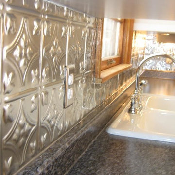 Metallic Backsplash