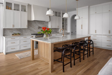 Inspiration for a transitional kitchen remodel in Dallas