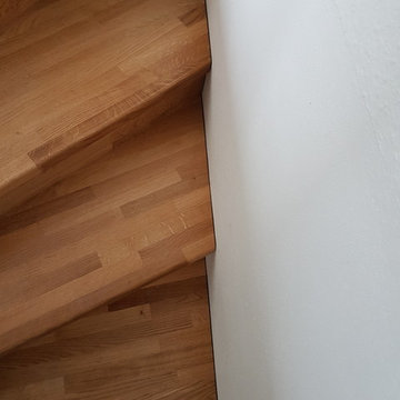 Treppe auf Stahlunterkonstruktion