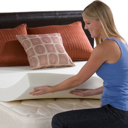 Enhance Cal King 3 Inch Memory Foam Mattress Topper - Mattress Toppers And Pads