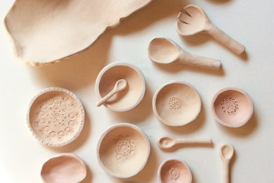 Organic tapas ceramicware