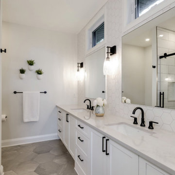 Armitage Avenue Custom Home - Ensuite Bathroom