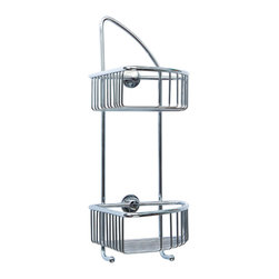 nie wieder bohren - Germany - no drilling required Corner Shower Caddy - Rustproof - Shower Caddies