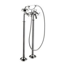 Axor Montreux Freestanding 2-Handle Tub Filler Trim with Cross Handles - Bathroom Faucets And Showerheads