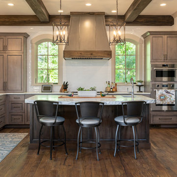 Kitchen with Counter Stools