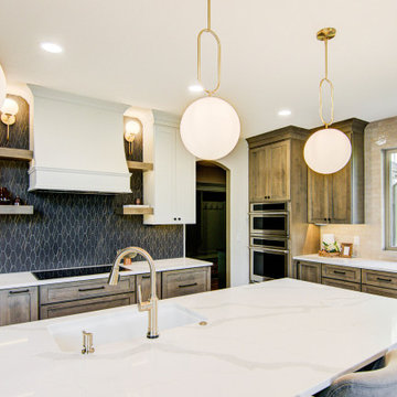 Collected Kitchen Remodel with Custom Seating + Layered Details