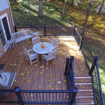 Zuri Deck (Walnut) With Timbertech Radiance Rail
