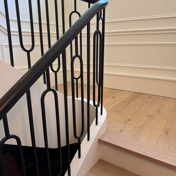 Project #134 | Straight Staircase with Elliptical Stringer