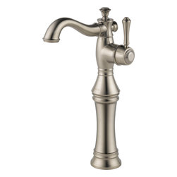 Delta Cassidy Single Hole - Single Handle w/ Riser - Bathroom Sink Faucets