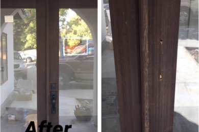 Before and After Door Handle