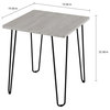 End Table With Hairpin Legs Modern Industrial Style Accent Furniture
