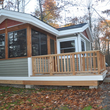 Rustic Buckhorn Bunkie Adds More Space at the Cottage