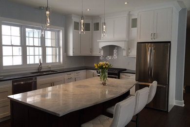 Arts and crafts kitchen photo in Toronto