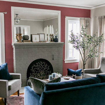 In Process~Traditional Living Room Re-design