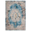 Aimee Transitional Blue and Light Grey Area Rug, 180x275 cm