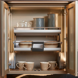 Accessible Pull Down Shelves - Kitchen Cabinetry