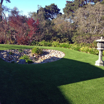 Global Syn-Turf artificial grass installation in Mill Valley, CA