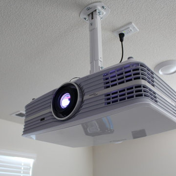 Ceiling mounted projector
