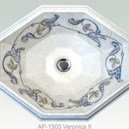 Hand Painted Drop-in Sinks by Atlantis - Bathroom Sinks