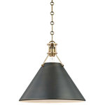 Hudson Valley Lighting - Metal No.2 Large Pendant, Antique Distressed Bronze - Designed by Mark D. Sikes