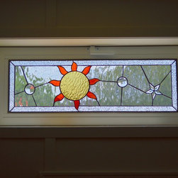 Sun Venus Transom - Stained Glass Panels