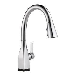 Mateo&reg; Single Handle Pull-Down Kitchen Faucet with Touch2O&reg; and ShieldSpray&reg; Tec - Kitchen Faucets