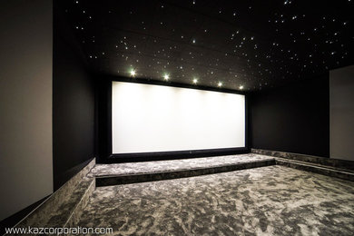 Passez l'hiver au chaud dans cette salle de cinéma privée !
