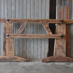 Solid Wood Folding Table - Furniture