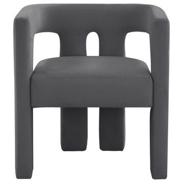 Sloane Dark Grey Velvet Chair