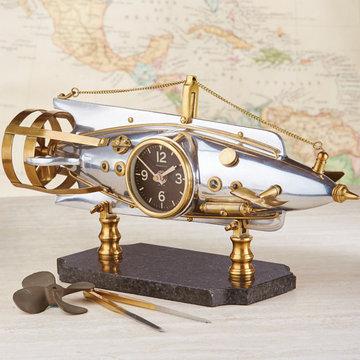 Nautilus Table Clock