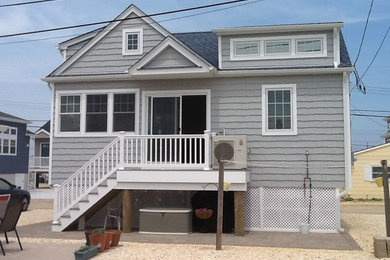 Example of an exterior home design in New York
