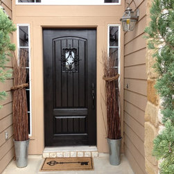 Fiberglass Florentine Speakeasy Entry Door - Front Doors