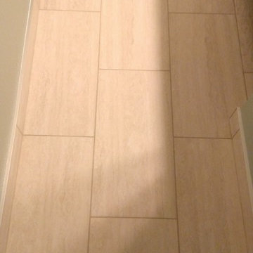 BATHROOM - 12" x 24" Vertical Offset with Glass Accent