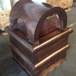 Copper Chimney Caps, Shrouds and Pots - Products