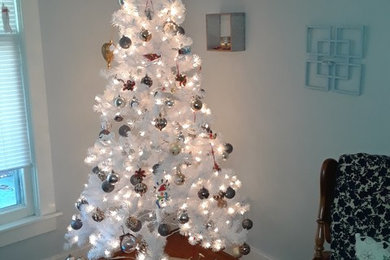 Christmas living room decor