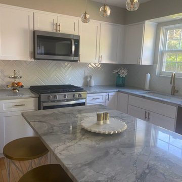 Delaware Ohio Kitchen Cabinet Refacing Remodeling Project