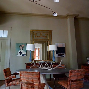 serge mouille lighting fixture for contemporary dining room
