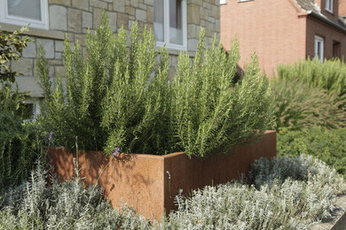 Privatgarten mit Accessoires