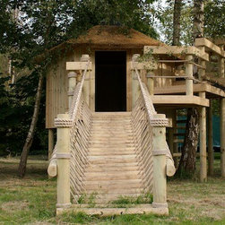 Rope Bridges for treehouses by Treehouse Life - Garden Playhouses