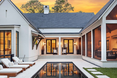 Example of a transitional pool design in Charleston